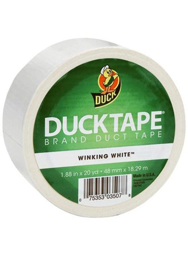 Brand 392873 White Color Duct Tape, 1.88-Inch by 20 Yards, Single Roll